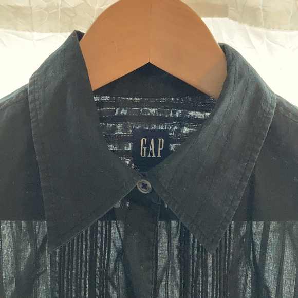 GAP Fitted Button Down Blouse - Picture 3 of 3